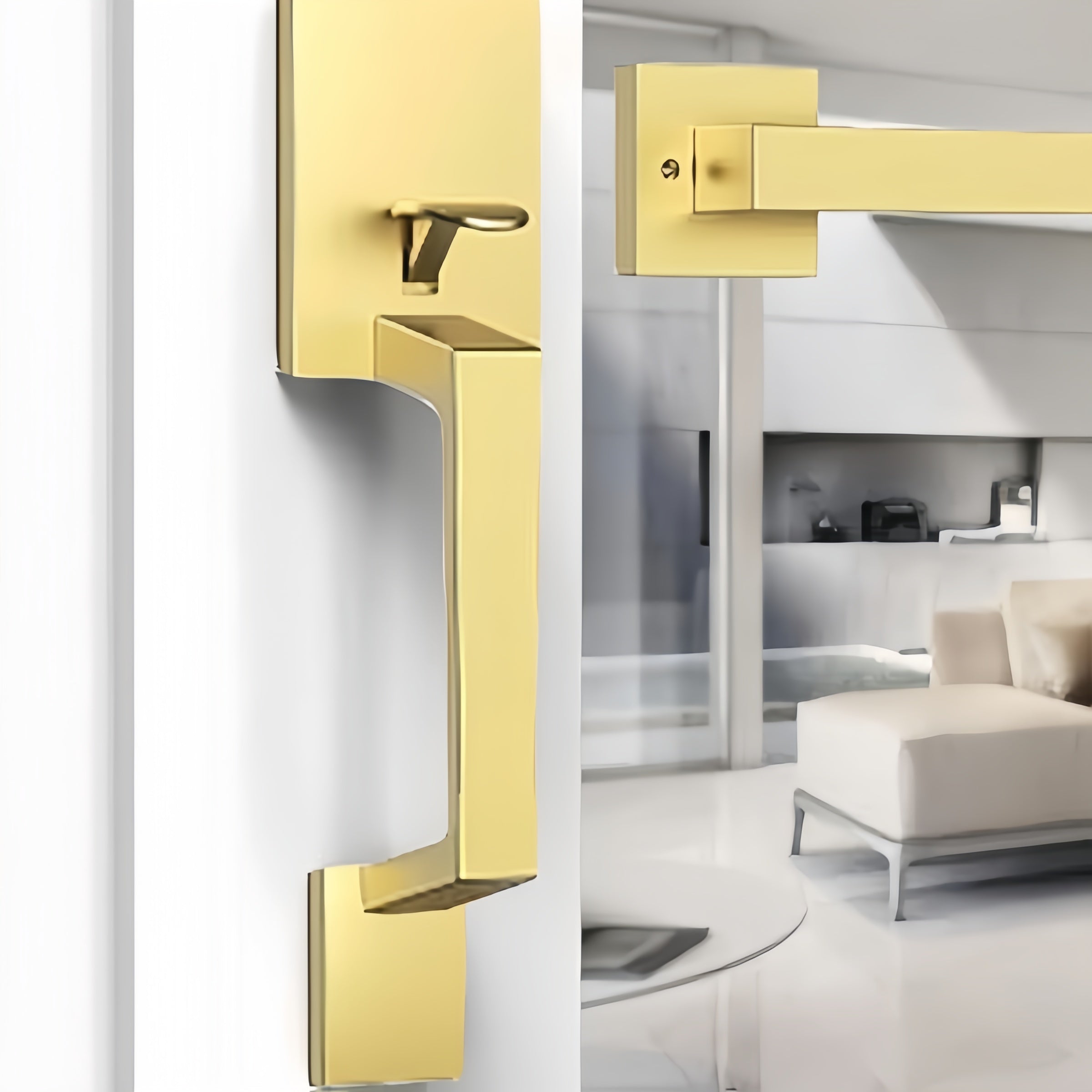 Gold Heavy Duty Handle Set