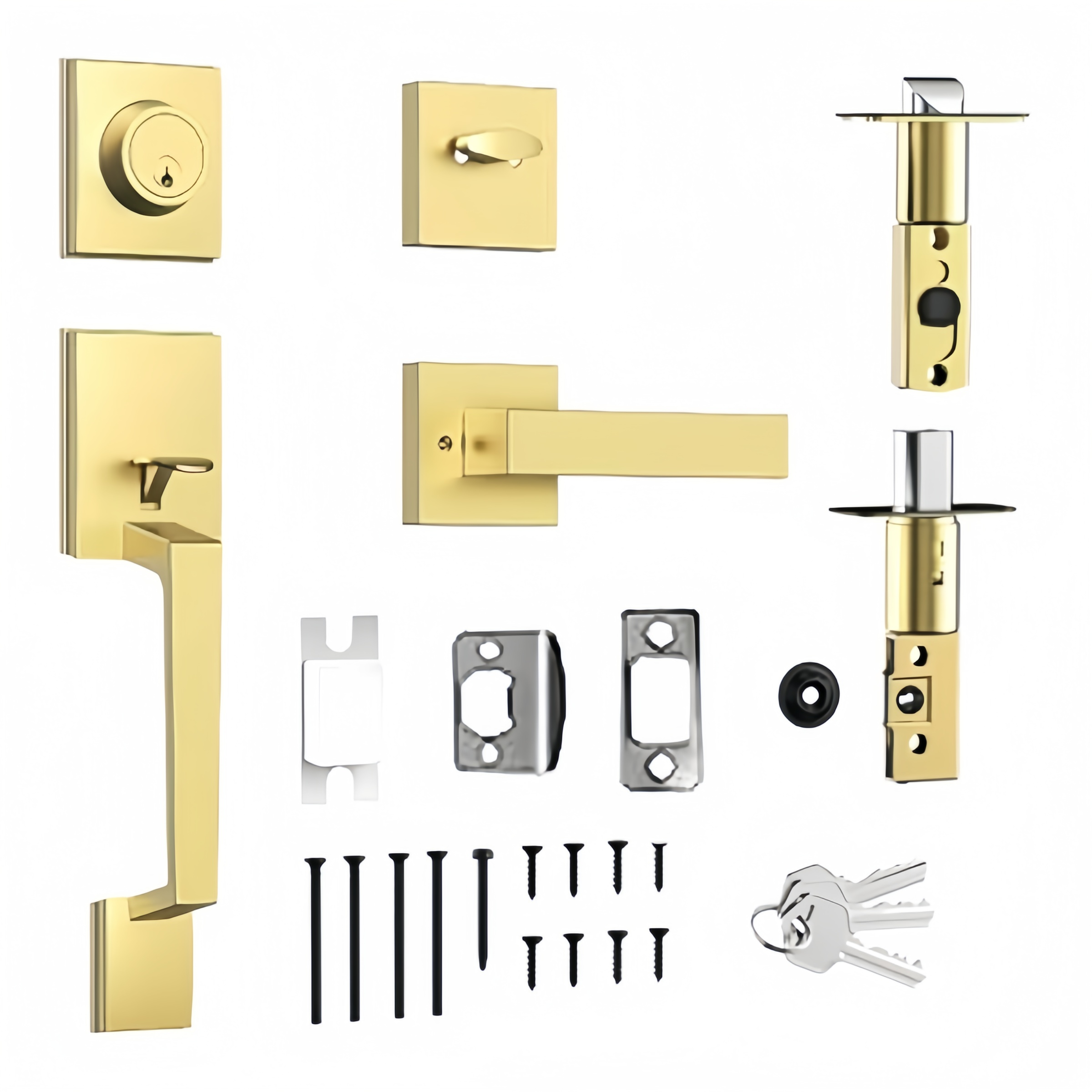 Gold Heavy Duty Handle Set